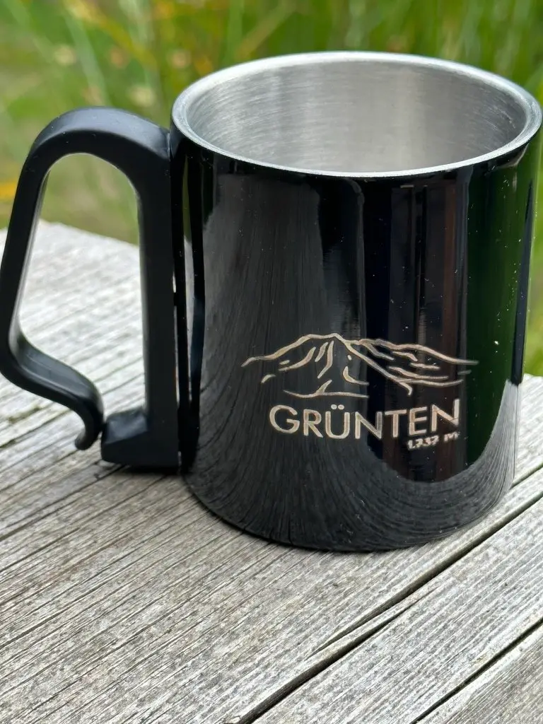 AllAlp Edelstahlbecher Grünten schwarz